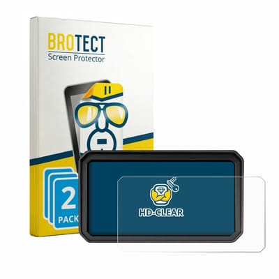 BROTECT - Screenprotector voor WonVon Carplay 7" Pro - Folie Beschermfolie transparant 2 Stuks
