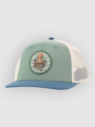 Salty Crew Tentacles Retro Kids Cap groen