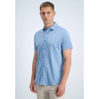 Gabbiano - Heren Overhemd - 336632 - Fyre - 224 Allure Blue