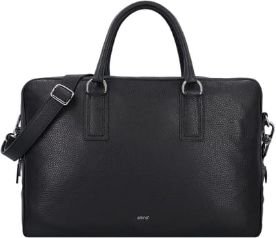 abro Adria Koffer Leer 40 cm - cm ( Zoll) - black-nickel