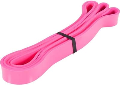 Gorilla Sports Weerstandsband Roze - Resistance band - 29 mm - Latex - 25 - 80 LBS