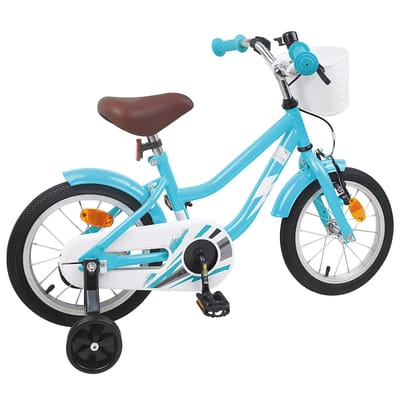 vidaXL - Kinderfiets - 12 - Inch - voor - 2-4 - jaar - oud - Lichtblauw
