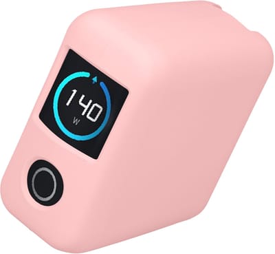 kwmobile Siliconen powerbank hoes voor Anker Zolo 140W case - battery case - Powerbank beschermhoes in oudroze