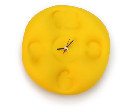 IKONIC - Design Klok - Bubble Clock Geel - Teun Zwets