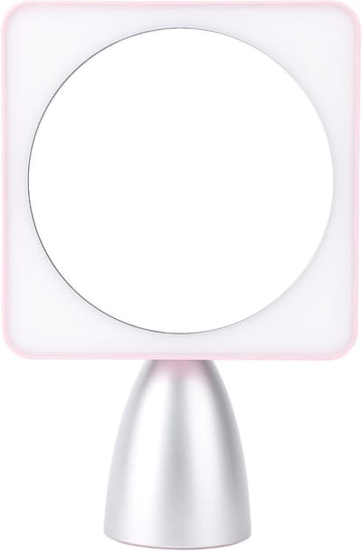 Verlichte Make-upspiegel - Cosmeticaspiegel met Licht - Perfecte Make-up - 360 Graden Rotatie 3 Kleuren - 23 x 36 cm