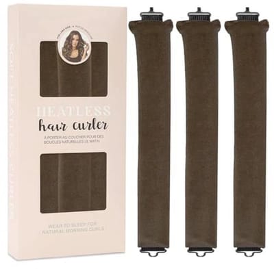 3PCS Heatless Hair Curlers Set voor Zachte Krullen