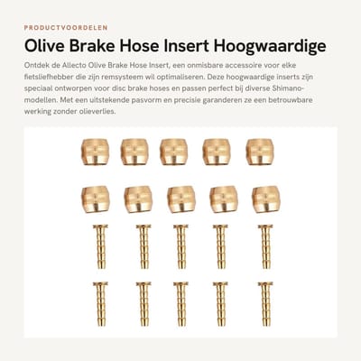 Dailygoods- Remslang Hoogwaardige Kwaliteit - Remleiding Felsset - Remleiding Sleutel - Geschikt voor Shimano - Hoge Precisie - Eenvoudig te Installeren