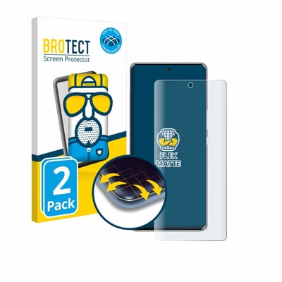 BROTECT - Screenprotector voor Fossibot S3 Pro - Folie Beschermfolie matte volledig dekking 2 Stuks
