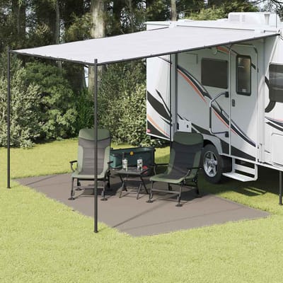 vidaXL - Tenttapijt - Lichtgrijs - 450 - x - 250 - cm - Polyetheen
