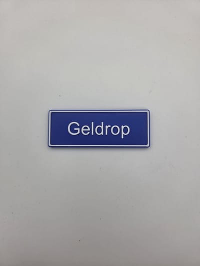 Koelkast Magneet plaatsnaam 8 X 3 CM Geldrop