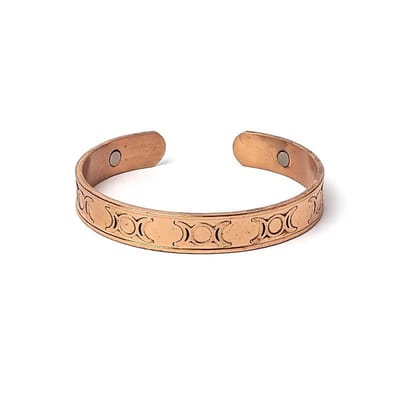 Armband koper maanfasen magnetisch