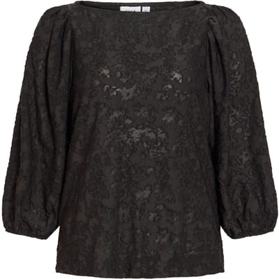 VILA top met 3/4-mouwen VICAPERA Boothals
