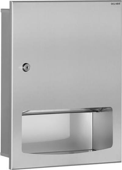Delabie Handdoekverdeler Inbouw Rvs 304 Mat Gepol. (Ex 0013120000)