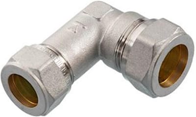 Bonfix Kniekoppeling 18 x 15 - voor vorstvrije buitenkraan - type 71605 / 71615 - 2 x knel