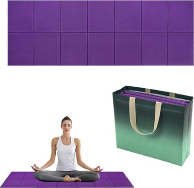 Camping Slaapmat - Trainingsmat Yoga Mat - Outdoor Ontspanning - Stabiel Antislip Oppervlak - 173 x 61 cm - Paars