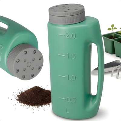 Cheqo® Strooibus - Strooibus Tuin - Strooibus Voor Tuin - Zoutstrooier - Zoutstrooier Hand - Strooier Hand - Handstrooier - Handstrooier Tuin - Strooier Voor Zout - Strooier Voor Strooizout - Strooier Voor Graszaad