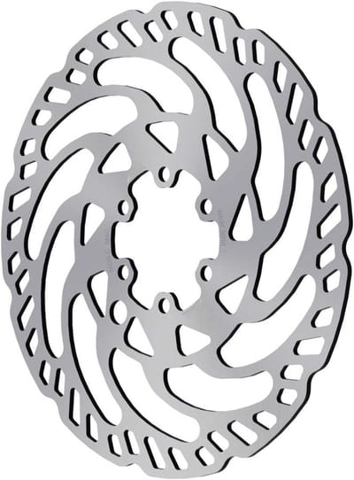 Fietsrem Schijf - Reserveonderdeel Fiets - Fietsen Onderhouden - 160mm Diameter - 16.5 cm - Zilver