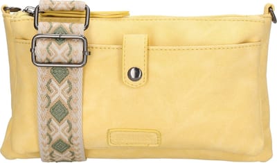 Beagles Malaga Crossbody Schoudertas met trendy Schouderband - Zacht geel