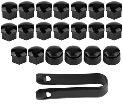 20 stuks 17mm wielmoeren beschermhoes voor auto, anti-diefstal en schroefbeveiliging