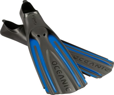 Oceanic Viper 2 - Flippers - Zwemvliezen Full Foot - Volwassenen - Blauw - XXS (34-36)
