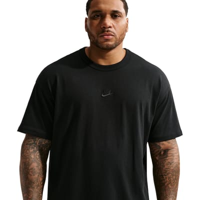 Nike Essential T-shirts Heren - Zwart - Maat S - Katoen Jersey