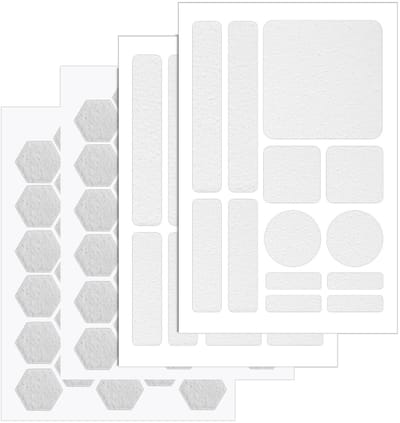 Dailygoods- Telefoongrip Antislip - 4x Telefoongriptape - Waterdicht - Transparant - PEVA - 19,7 x 16 cm - Griptape