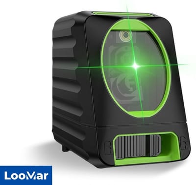 LooMar kruislijnlaser zelfnivellerend - Groen - Geschikt voor Outdoor