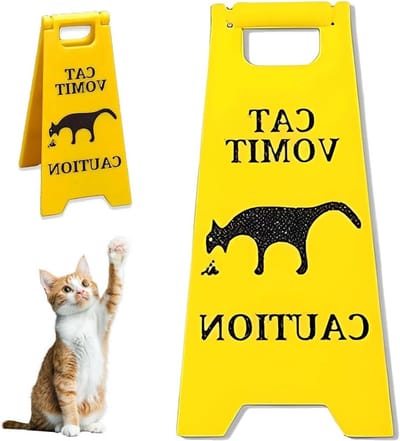 Honden braakbord - Honden waarschuwingsbord - Huisdieren waarschuwen - Grappig ontwerp - 12 x 5 cm - B