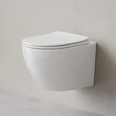 AM.PM X-Joy S - Hangtoilet - Softclose Toiletbril - Randloos diepspoel - Glans Wit - WC Pot