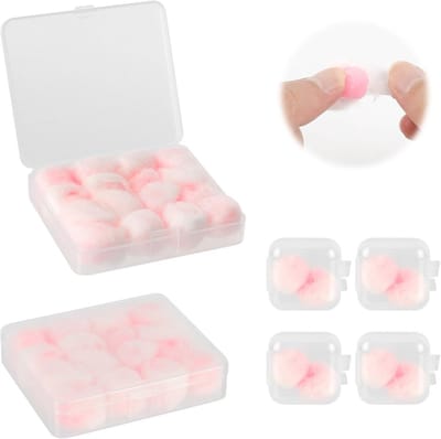 Mouldable Wax Earplugs for Noise Reduction and Swimming - 20 Pairs