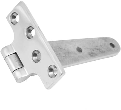 aladdien - T-type scharnier - Roestvrij staal - Hoogwaardige kwaliteit - 151 x 75 mm - Duurzaam en gebruiksvriendelijk - Geschikt voor buiten- en bi...