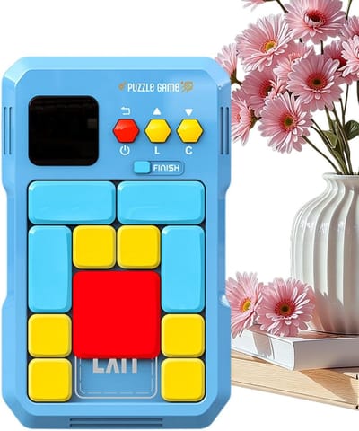 Schuifpuzzel Bord - Hersenkraker Spel - Cognitieve Training - Draagbare Mentale Gym - 20 x 12 x 5 cm