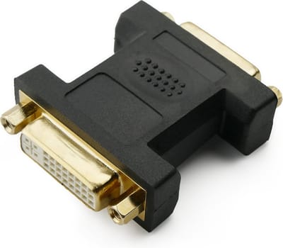BeMatik - DVI-I female naar DVI-I female dual link adapter