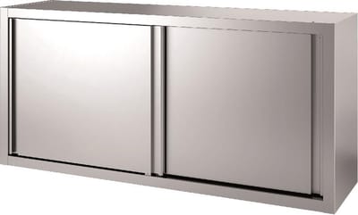 Combisteel Wandkast - RVS - Schuifdeuren - 1000x400x660mm