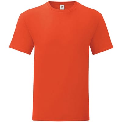 Fruit of the Loom Heren Iconisch 150 T-Shirt (Vlammen)