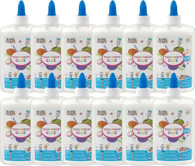 Hobbylijm 12pcs - Knutsellijm voor Kinderen - 250ml Knutsellijm - Lijmen & Plakken - Hobbylijm Transparant - Knutselen voor kinderen - Hobbylijm voorraad voor scholen en knutselgroepjes