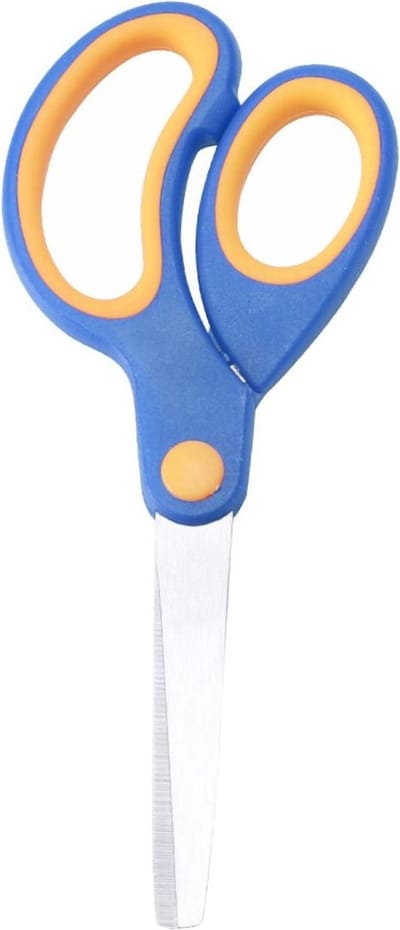 Fako Bijoux - Kinderschaar - Stainless Steel - Ronde Punt - 13cm - Blauw