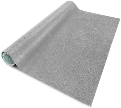 FLOORDIREKT Gazontapijt Farbwunder - Grijs - Ideaal voor Balkon en Terras - 200 x 500 cm
