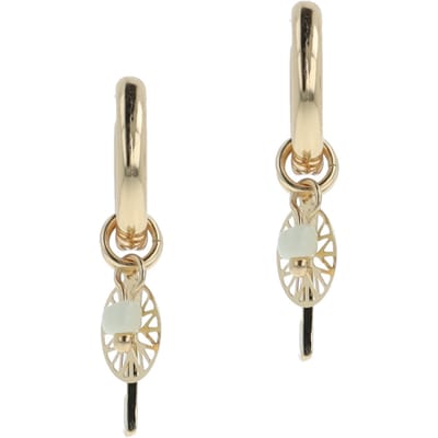 OTAZU Coin Hoops Gold Size: OS | Earrings Outlet | Dames | Goud