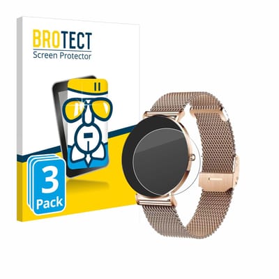 Screenprotector 3 Stuks voor Xcoast X-Watch Siona 2 Beschermglas transparant