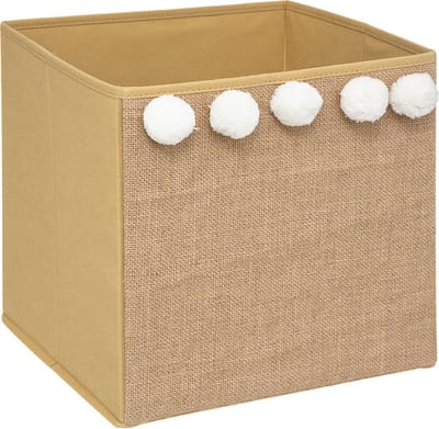Atmosphera Kindermand opvouwbaar 29 x 29 cm bruin