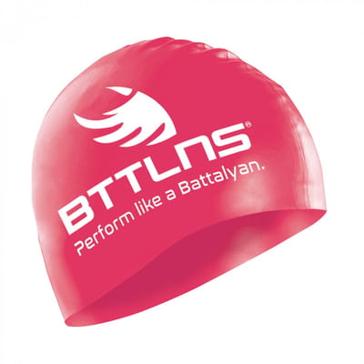 BTTLNS badmuts - swim cap - siliconen badmuts unisex - Absorber 2.0 - roze - one size