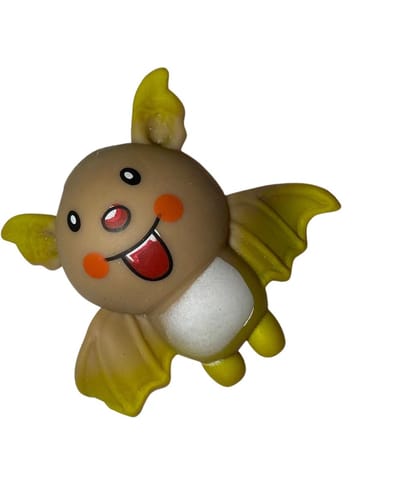Speelvriendelijke Vleermuis Knijpbal / Squishy / Stressbal | Knijp Speelgoed | Anti-Stress Fidget Toy - Geel
