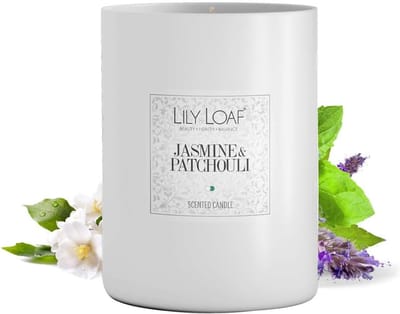 Toxinevrije Sojawax Kaars met Jasmijn & Patchouli - 40 uur Brandtijd