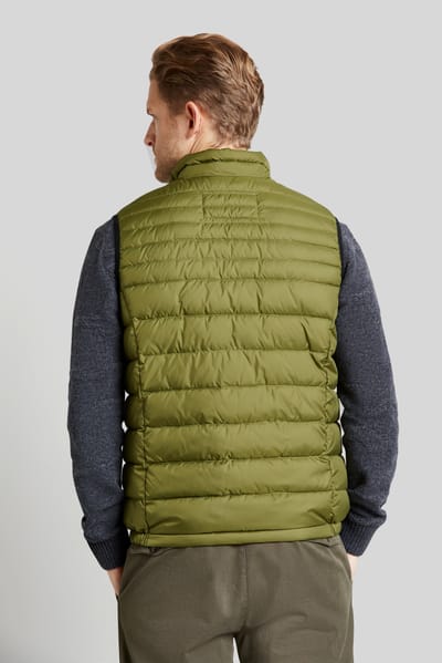 Bugatti Herren Gewatteerd vest van lichtgewicht nylon