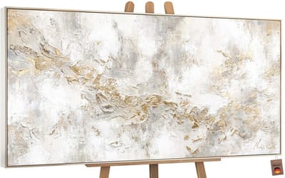 Canvas schilderij groot handgeschilderd verhaal abstract narratief – YS-Art Gallery – Unieke wanddecoratie voor woonkamer – Modern schilderij voor hal en kantoor