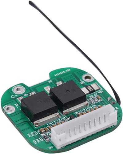 Batterij Beschermingsbord - Circuit Module - Scooter Accu - Geïntegreerde IC - 10S 36V 15A - Grijs