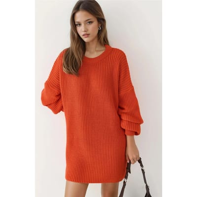 Oversized Lange Pasvorm Trui