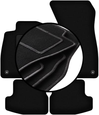 Complete set veloursmatten voor: Audi A5 F57 cabrio (2020-2022)