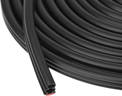 10M Deurafdichtingslijm 12mm x 12mm Zwart voor Deurlijsten en Raamisolatie - Flexibel, Waterdicht en Duurzaam